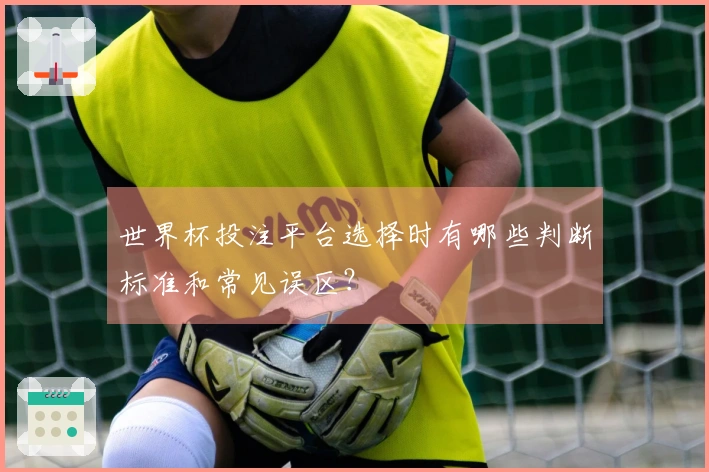 世界杯投注平台选择时有哪些判断标准和常见误区？